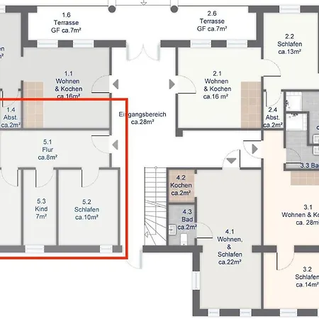 Apartment Ferienwohnung Bernstein - Sanssouci *